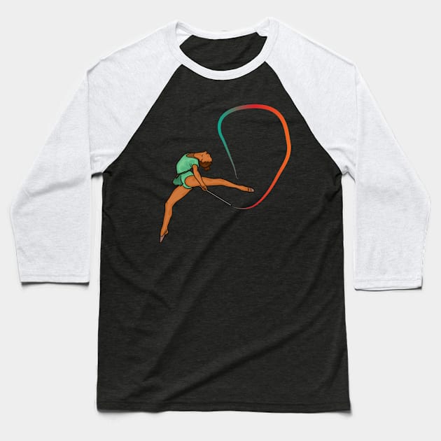 Gymnastic turn design for gymnasts who love gymnastics Baseball T-Shirt by SpruchBastler